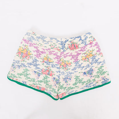 Floral Varsity Shorts