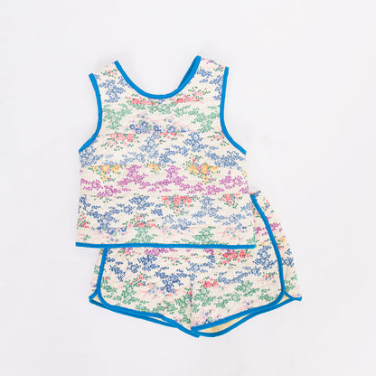 Floral Varsity Top - Size Medium