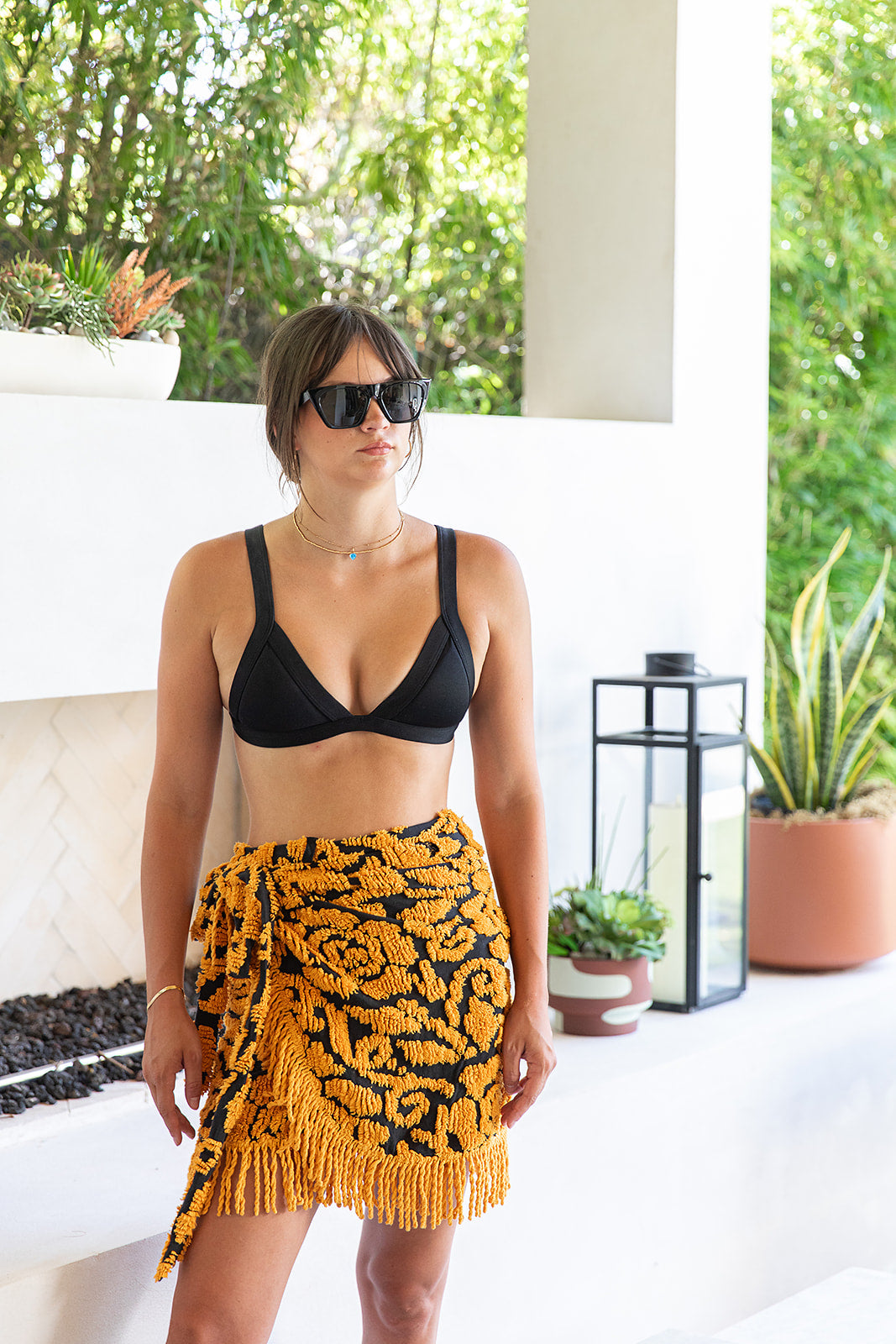 Black Beauty Wrap Skirt