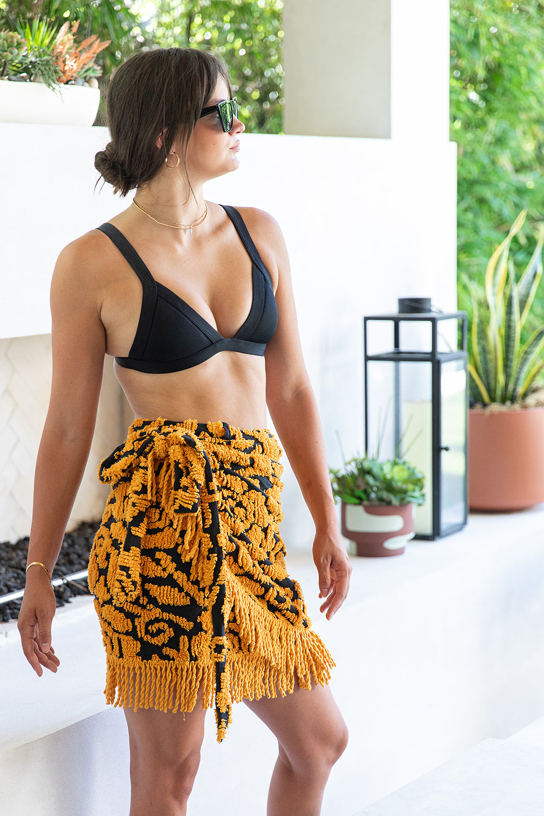 Black Beauty Wrap Skirt
