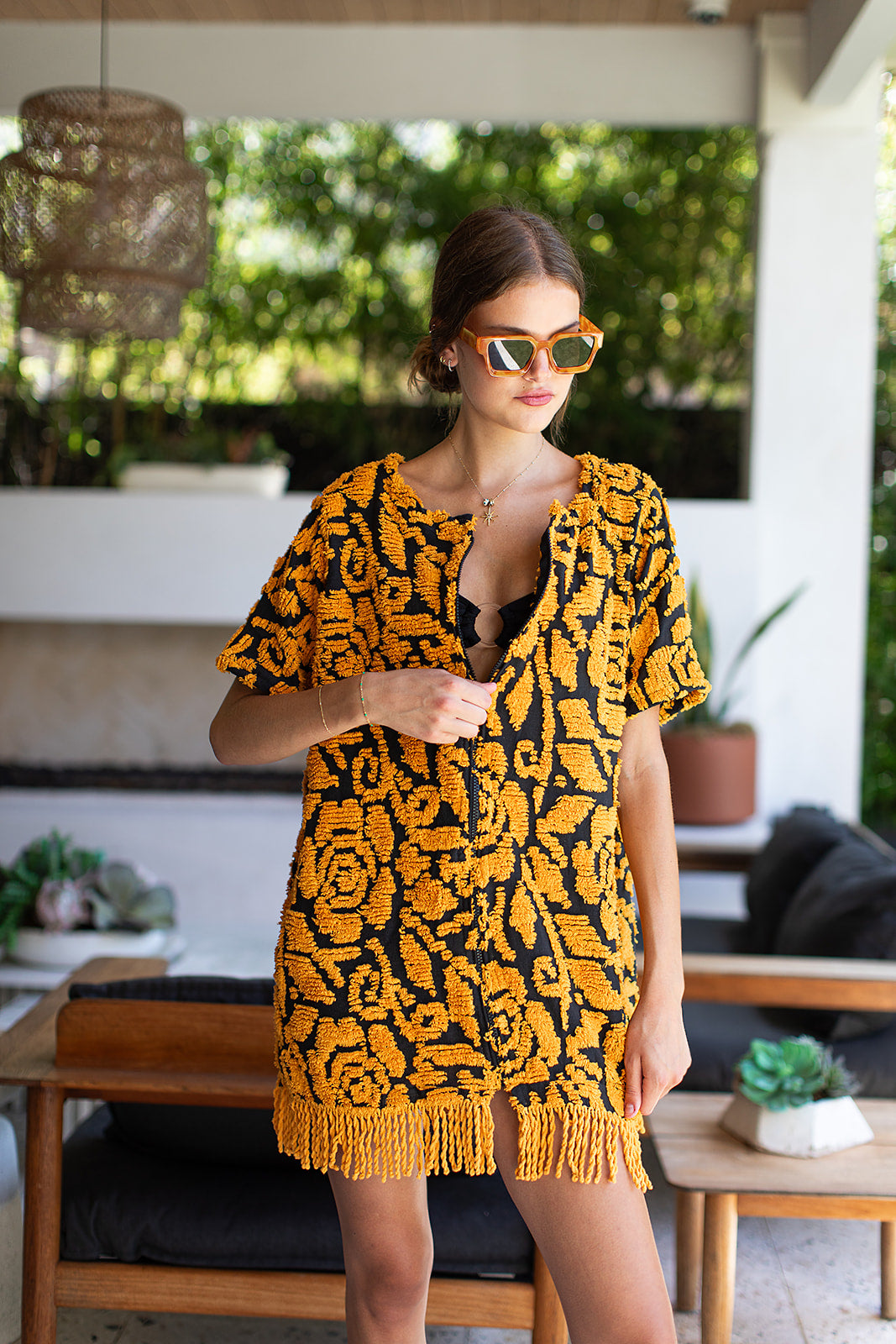 Black Beauty Zipper Dress